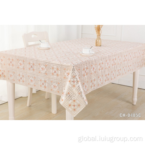 Waterproof Table Cover waterproof table cover lace table cloth Manufactory